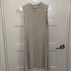 knit tan dress